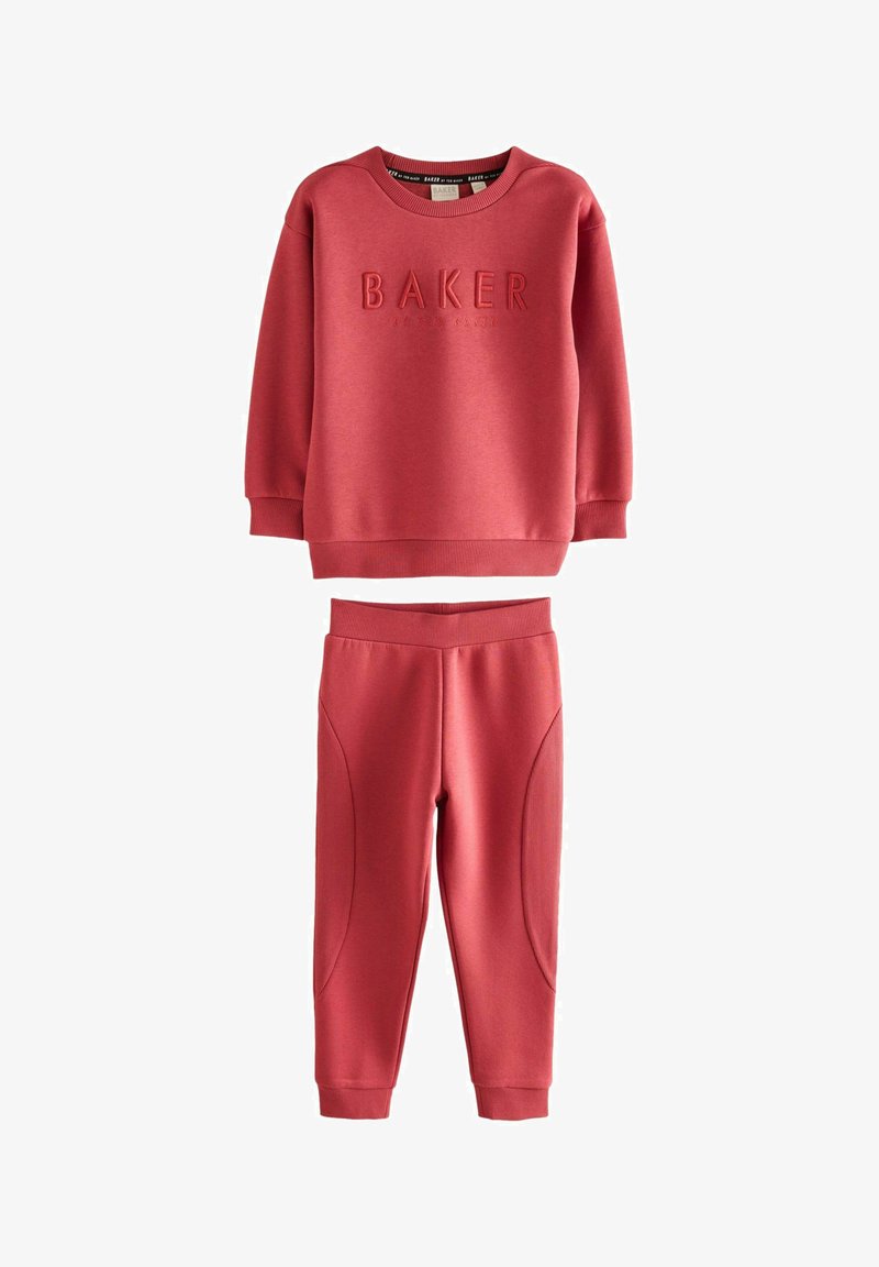 Baker by Ted Baker JOGGERS SET - REGULAR FIT - Träningsset - red/röd ...