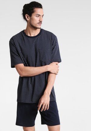 ANZUG KURZ SET - Pigiama - dunkelblau