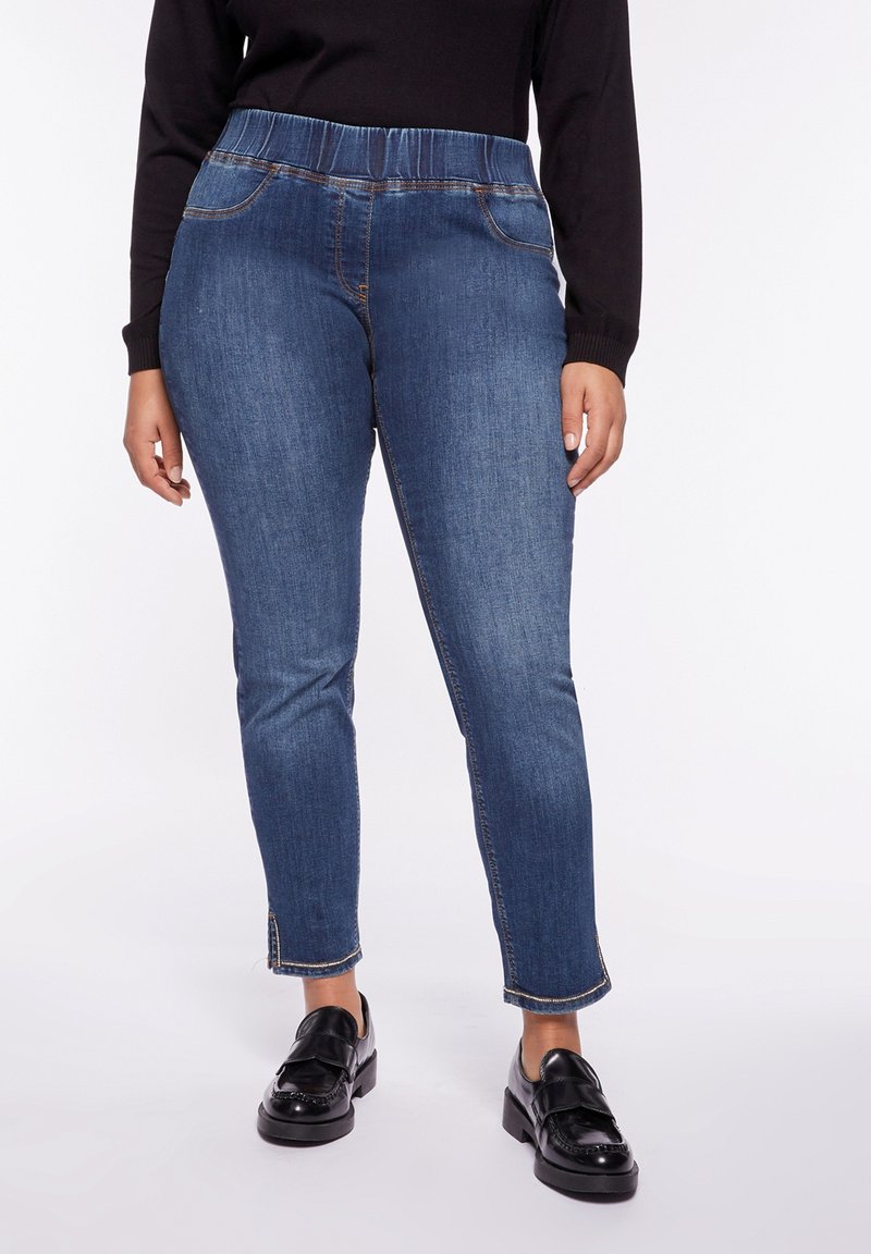 Fiorella Trousers in Gessato Blu main image 0