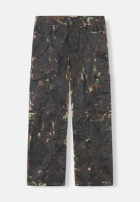 OLIVE DIRT WASH CARGO UNISEX - Calças cargo - olive dirt wash