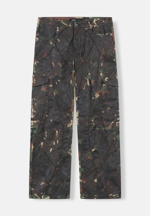 FAVELA OLIVE DIRT WASH CARGO UNISEX - Pantalon cargo - olive dirt wash