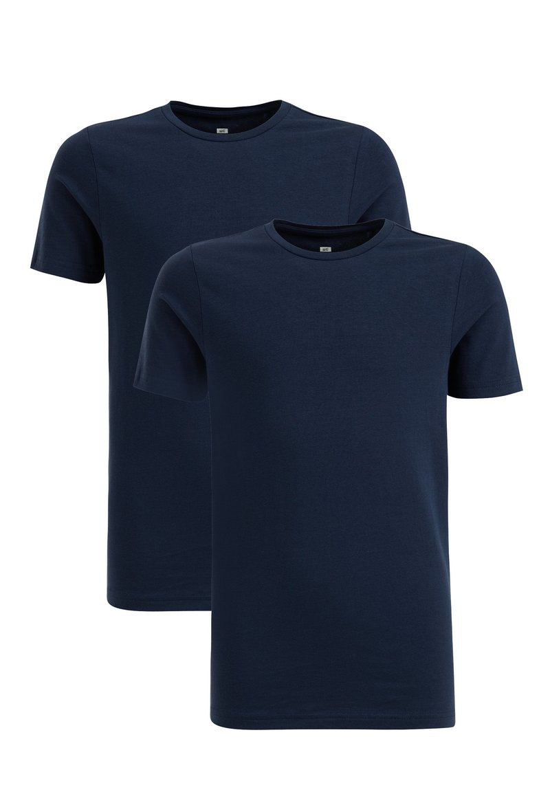 WE Fashion - 2PACK - Camiseta básica - blue, Ampliar