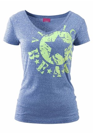 Venice Beach T-Shirt print - blau-meliert