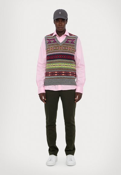 Polo Ralph Lauren LONG SLEEVED  - Krekls - carmel pink/white
