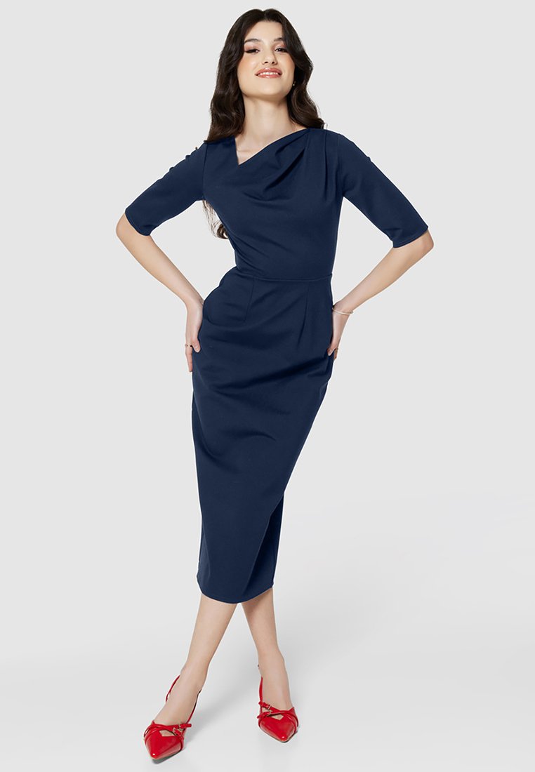 Closet Cocktailjurk donkerblauw Closet Cocktailjurk donkerblauw