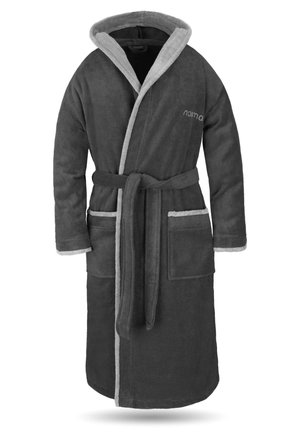 Normani UNISEX ROB - Bademantel - schwarz/grau