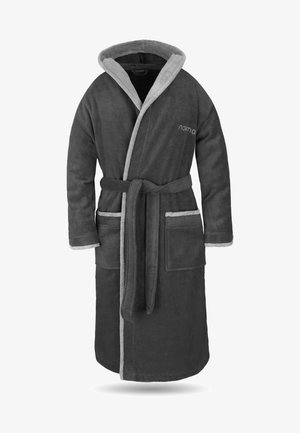 Normani UNISEX ROB - Bademantel - schwarz/grau