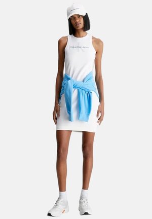 Calvin Klein Jeans Abito in maglia - bianco
