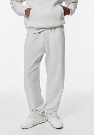 PULL&BEAR WIDE LEG - Spodnji deli trenirk - sand