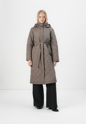 VILA VIKANTE QUILTED COAT - Wintermantel - brown