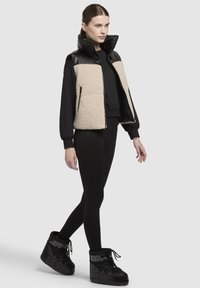khujo JAMILA - Liivi - schwarz beige