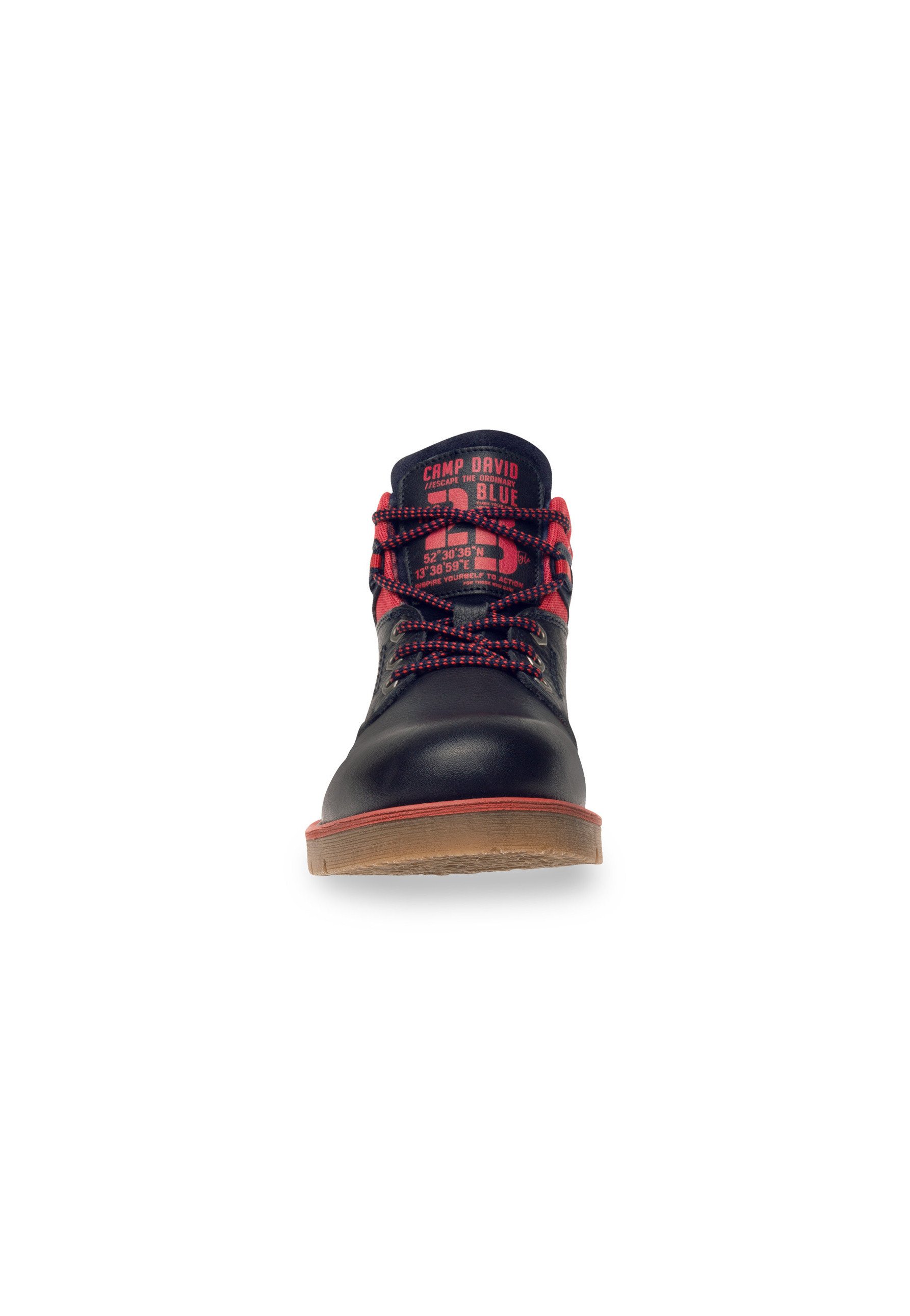 Herren WORKER LEDER MIT LOGO-DESIGN - Schnürstiefelette Herren WORKER LEDER MIT LOGO-DESIGN - Schnürstiefelette