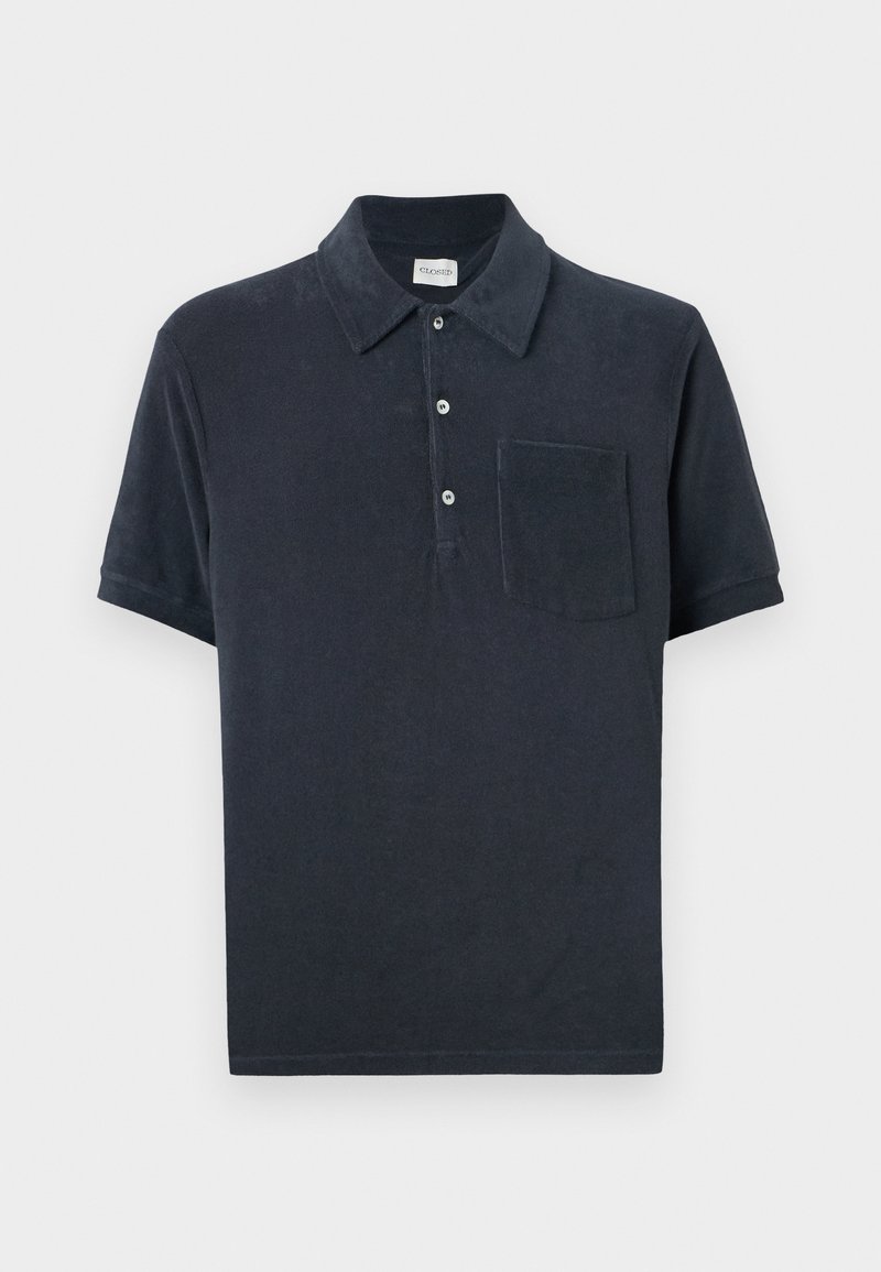 closed Poloshirt blauwgrijs