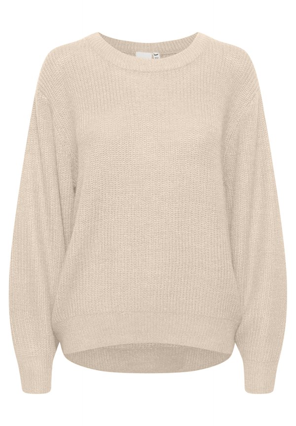 IHNOVO - Jumper - mottled beige3