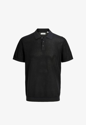 Jack & Jones, Knitted Knitted - Polo shirt - black