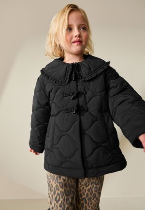 Next, REGULAR FIT - SHOWER RESISTANT QUILTED COLLAR - Giacca invernale - black