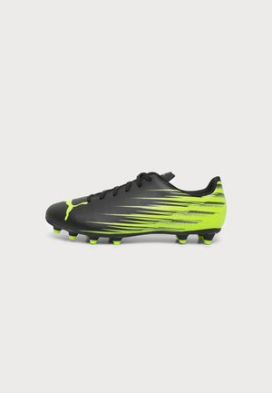 Puma ATTACANTO II  - Футболни обувки за изкуствена трева - black/lime squeeze