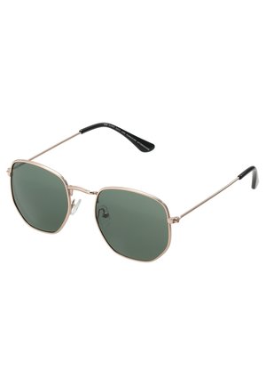 CHPO IAN UNISEX - Sunčane naočale - gold-coloured/green