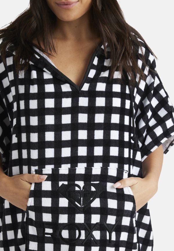 GENTLE OFFSHORE - Dressing gown - anthracite check me out yw4