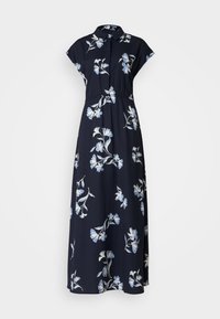 VMNEWHALLIE LONG TIE DRESS  - Tričkové šaty - navy/blue