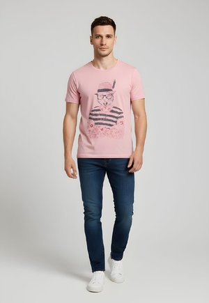 Camiseta estampada - rosa claro