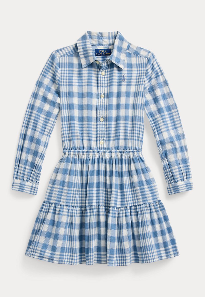 Vestido Azul Polo Ralph Lauren Polo Ralph Lauren GINGHAM COTTON