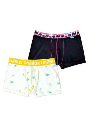 Unabux 2-PACK  COSTA MIX - Boxerky - white/black