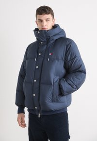 Tommy Jeans BRANDED PUFFER JACKET - Vinterjakke - dark night navy