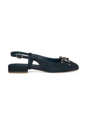 Slingback ballet pumps - azul marino
