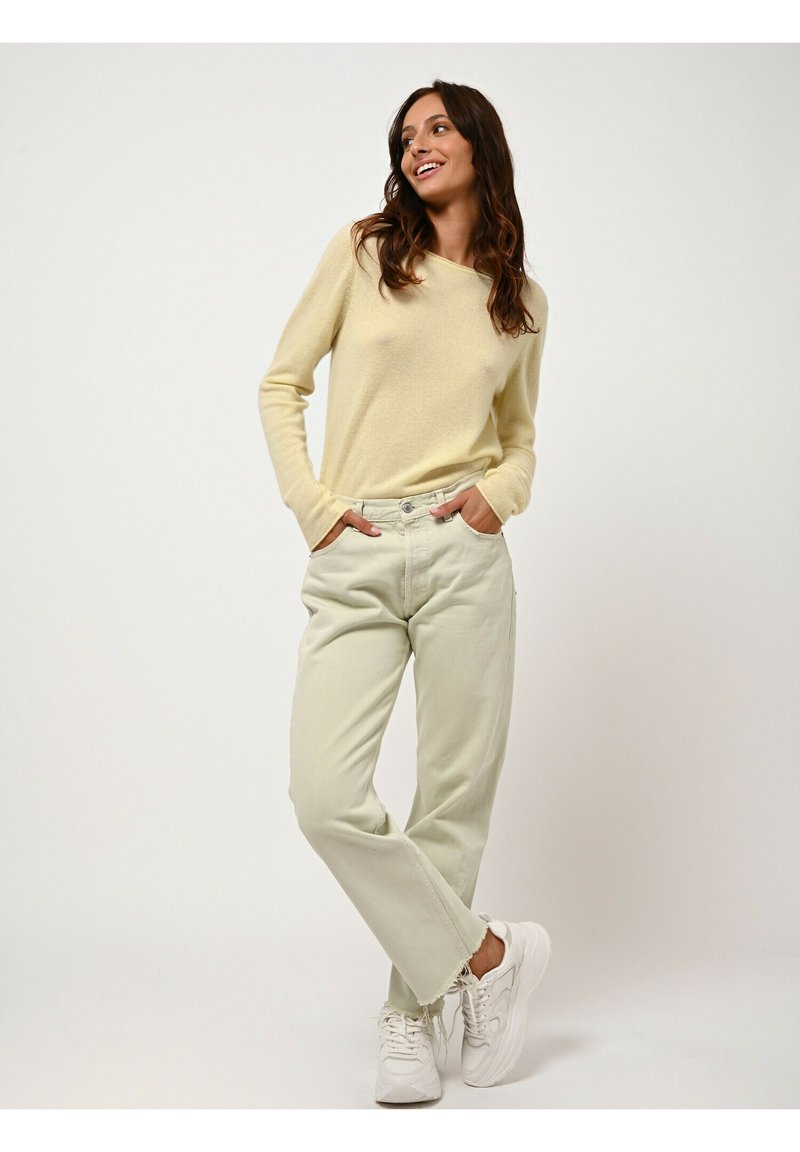 Authentic Cashmere CRIOU - Trui - lemonade