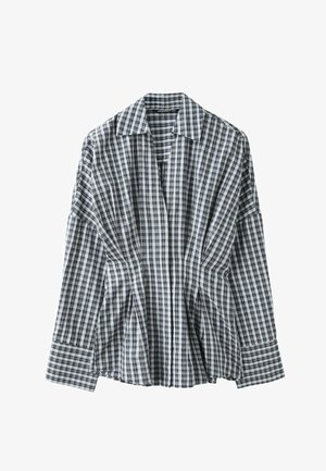 Stradivarius, PLEATED POPLIN SHIRT - Blouse - black