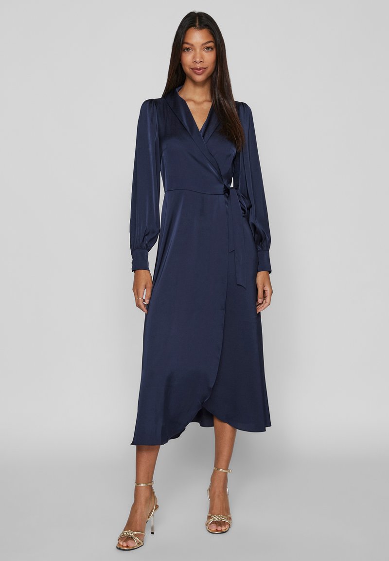 VILA VIENNA RAVENNA ANKLE WRAP DRESS - Robe de soirée - navy blazer ...