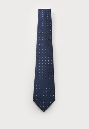 Calvin Klein SKOKIE PIN DOT - Cravate - navy blue
