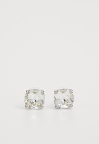 SMALL SQUARE STUDS - Auskarai - clear/silver-coloured