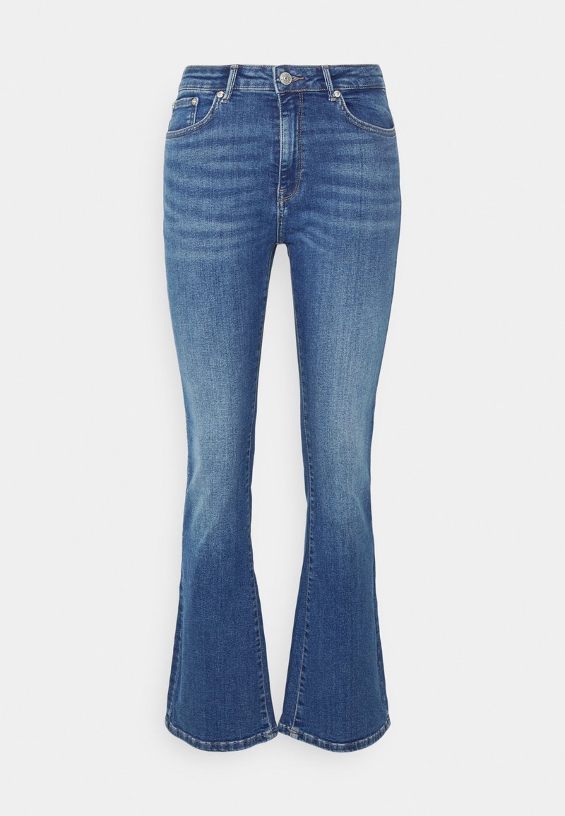 Only Petite Flared Jeans blauw denim/bluedenim Only Petite Flared Jeans blauw denim/bluedenim
