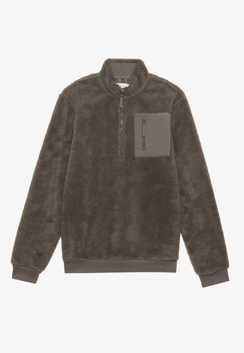 Pier One Fleece trui donkergrijs Pier One Fleece trui donkergrijs