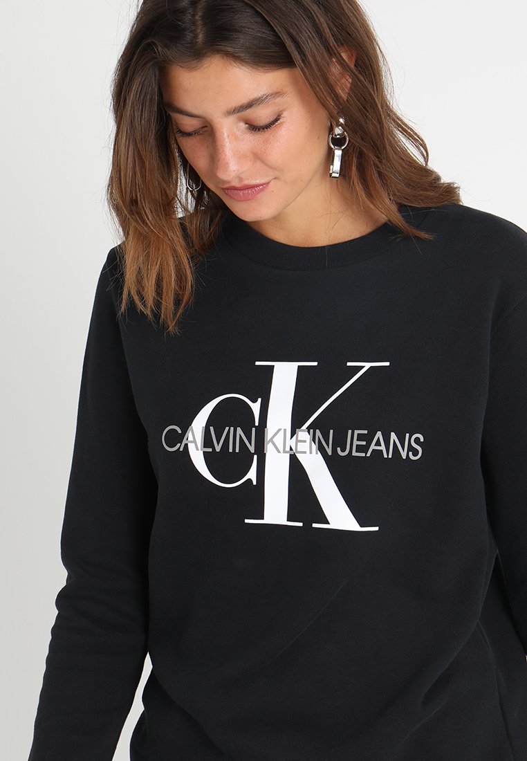 calvin klein core monogram logo sweatshirt