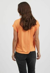 VILA VIELLETTE S/S  NOOS - Základné tričko - tangerine