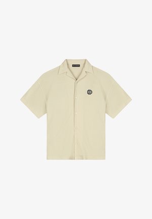 Black Bananas MONOGRAM WAFFLE - Overhemd - beige