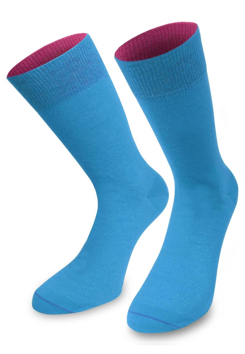 Normani MID CUT SOCKS BI-COLOR - Socken - türkis/beere