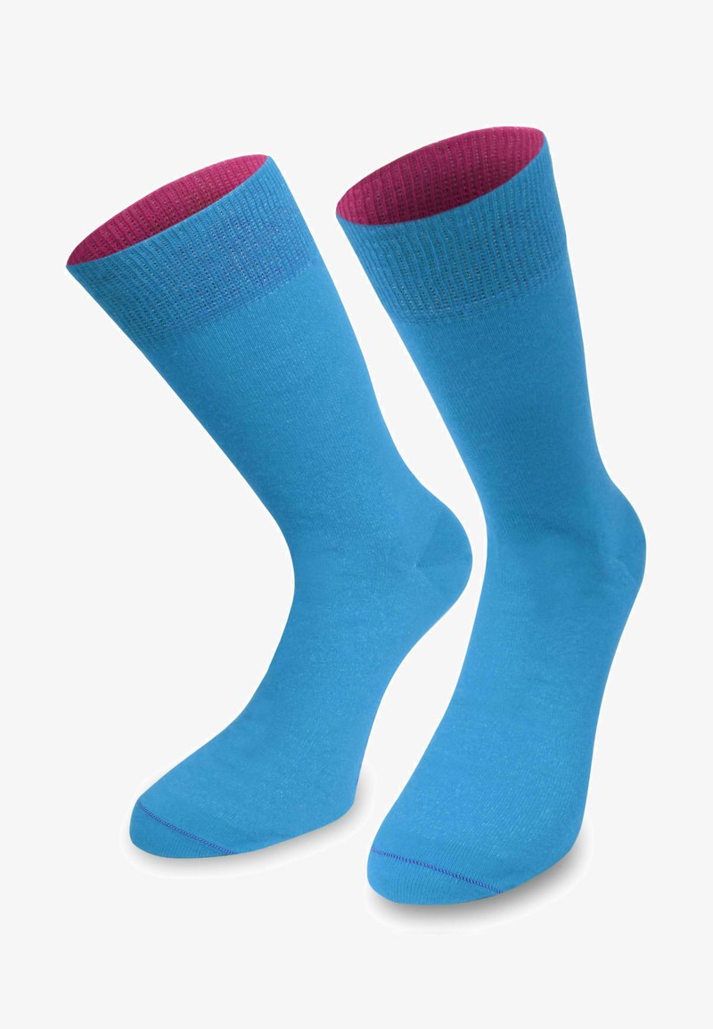 Normani MID CUT SOCKS BI-COLOR - Socken - türkis/beere