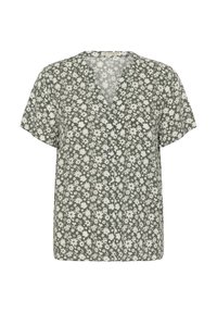 LUDA BUTTON SHORT SLEEVE - Užsagstoma palaidinė - laurel wreath flowers