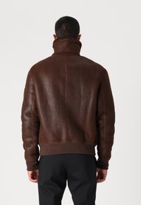 Belstaff TRACE JACKET - Nahkjakk - teak brown