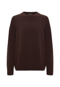 CLASSIC CREW NECK - Svetr - brown