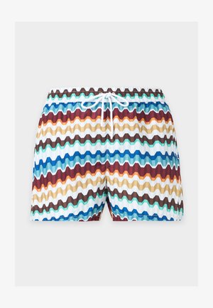 Missoni, Badeshorts - white/blue/red