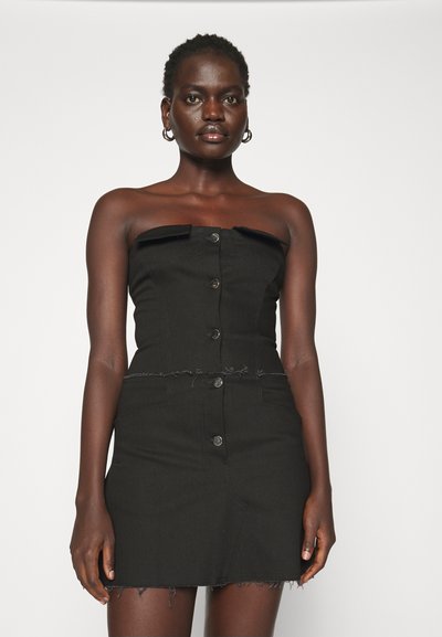 Ioannes MINI DRESS - Τζιν φόρεμα - black