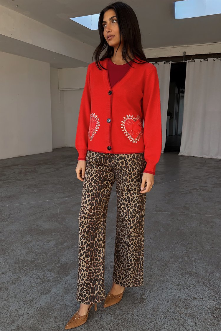 Never Fully Dressed - Cardigan - red, Forstørre