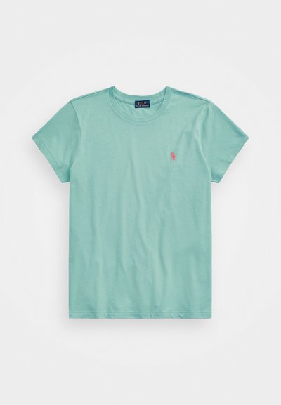 Polo Ralph Lauren COTTON JERSEY CREWNECK T-SHIRT - Pamata T-krekls - essex green