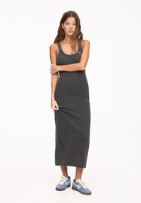 PULL&BEAR - LONG SLEEVELESS - Maxi dress - dark grey Thumbnail Image 1