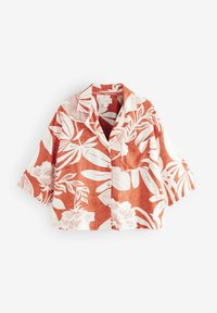Next SET REGULAR FIT - BLEND BUTTON THROUGH - Pyjama - rust brown leaf